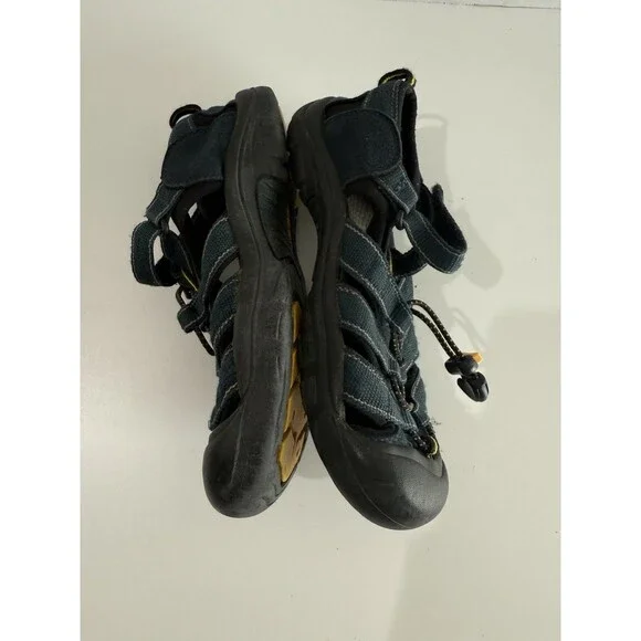 Keen Navy Blue Sandals Sport Hiking Waterproof Shoes Youth Size 4 - Picture 3 of 13